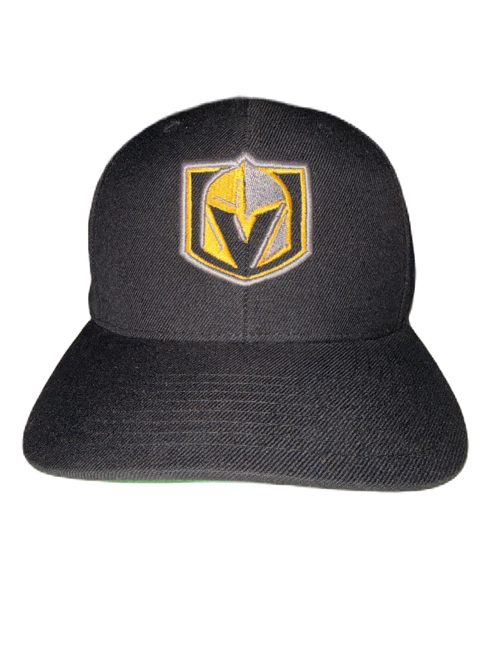 NHL Las Vegas Golden Knights Hat Black VGK Logo One Size Fits All Adjustable EUC